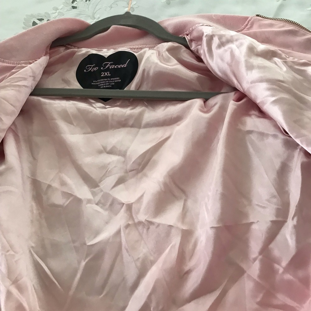 NWT TOO FACED BOMBER JACKET SZ 2XL - Picture 8 of 8